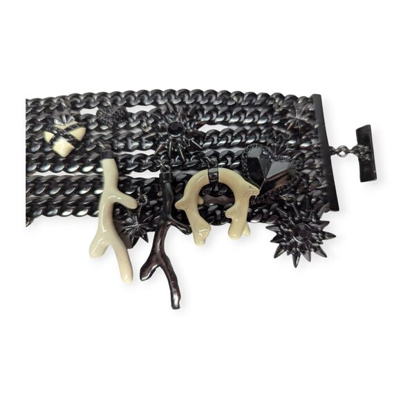 Givenchy Sacred Heart Multi Charm Bracelet Designed by Riccardo Tisci - Picture 8 of 14